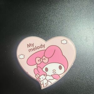 My Melody Heart-Shaped Pink Mirror